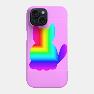 Rainbow kitty Phone Case