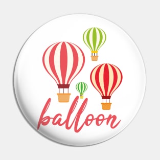 Hot Air Balloons Pin