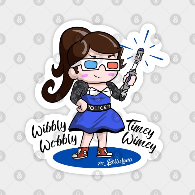 Wibbly Wobbly Timey Wimey Magnet by xo_BellaLuna