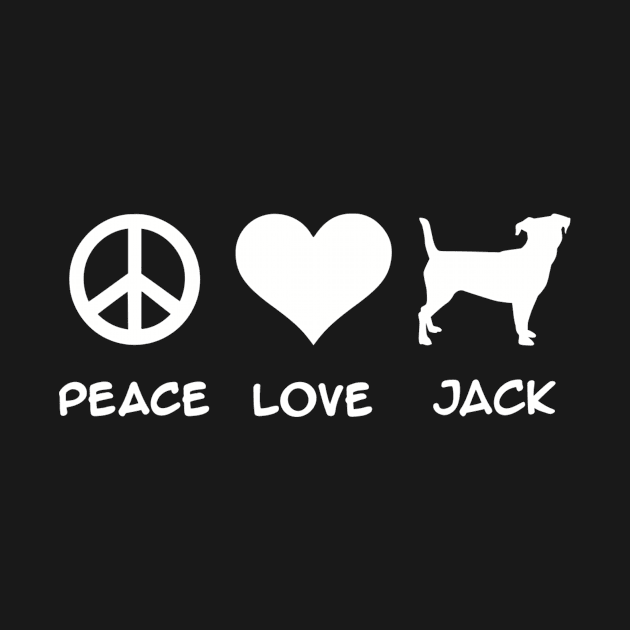 Peace, Love, Jack Russell by Designzz