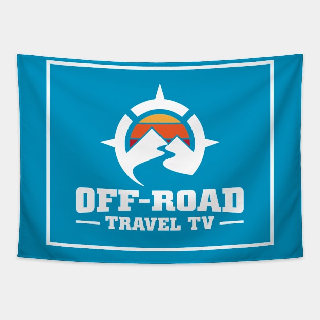 OFF-ROAD TRAVEL TV SQUARE Tapestry by Off Road Travel TV