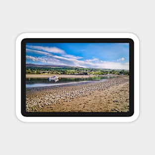 River Boat - Landscape Scenery - Newport Beach, Pembrokeshire Magnet