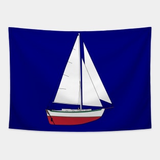 Cape George 36 Cutter Sailboat Tapestry