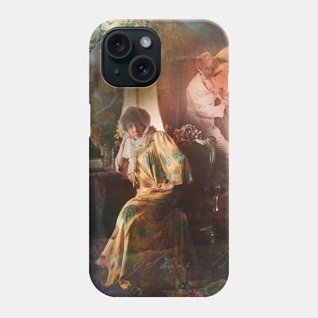 Collage Art Sarah Bernhardt Phone Case by Floral Your Life!