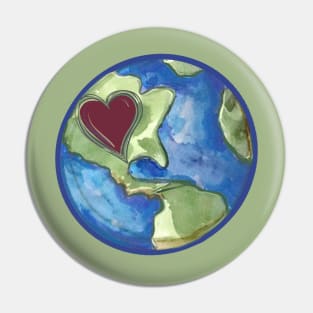 Earth Love Pin