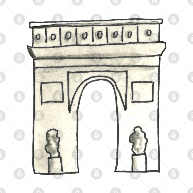 Paris Icons: Arc de Triomphe by buhloop.icons