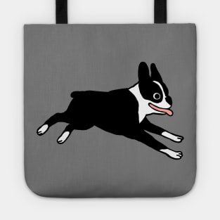 Boston Terrier | Cute Black and White Cartoon Dog Tote