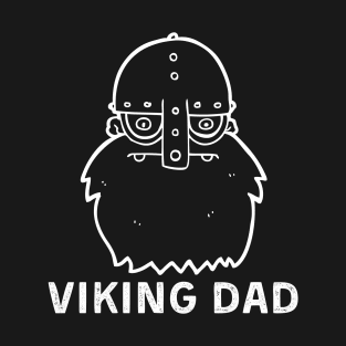 Funny Gift Viking Dad Father's Day T-Shirt