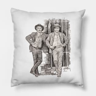 Butch cassidy & sundace kid Pillow