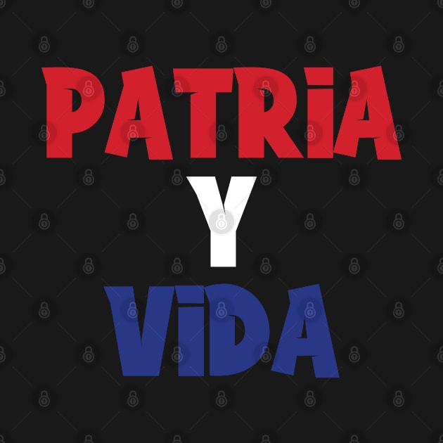 Patria Y Vida Viva Cuba Libre Cuban Freedom by 9 Turtles Project