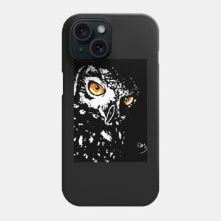 Owl Print Phone Case