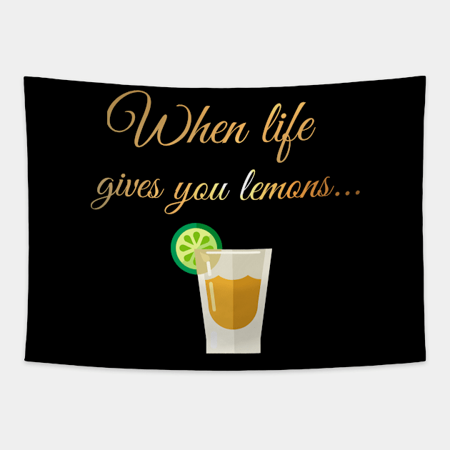 When life gives you lemons Tapestry by Courtney's Creations