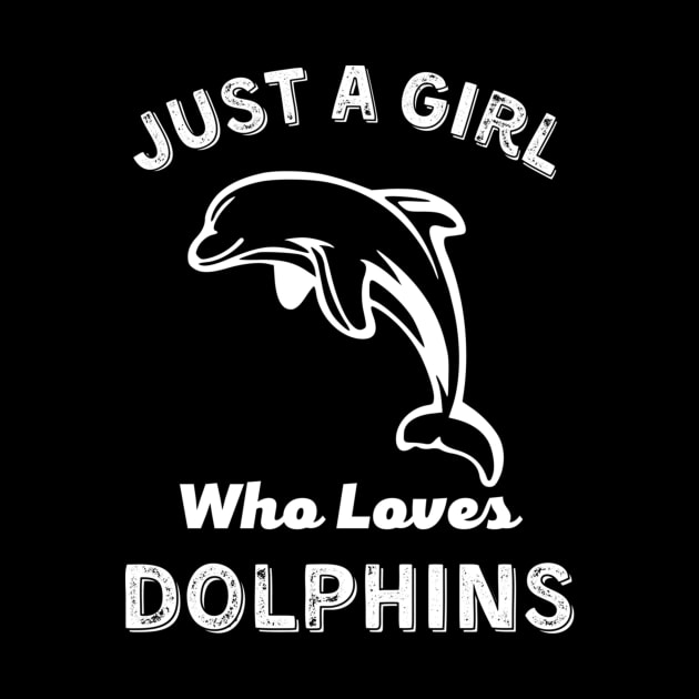 Juste une fille qui aime les dauphins Sticker by Jennifer Wirth