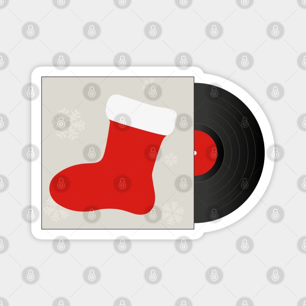 Winter Socks | Vinyl Music | Christmas Party Magnet by Fluffy-Vectors