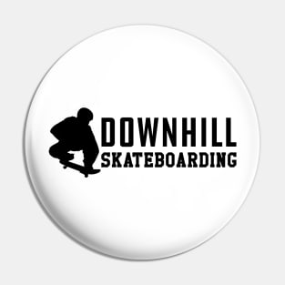 Downhill Skateboarding Pin