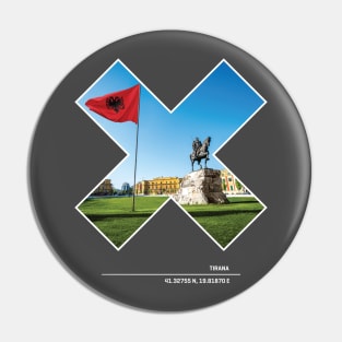 Tirana City Pin