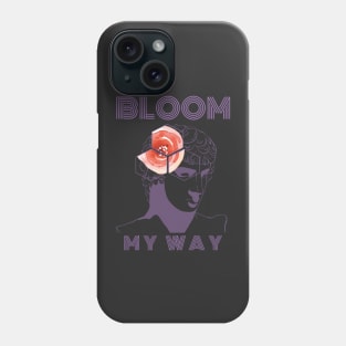 Bloom My Way Out of the Dark Amethyst Orchid Phone Case