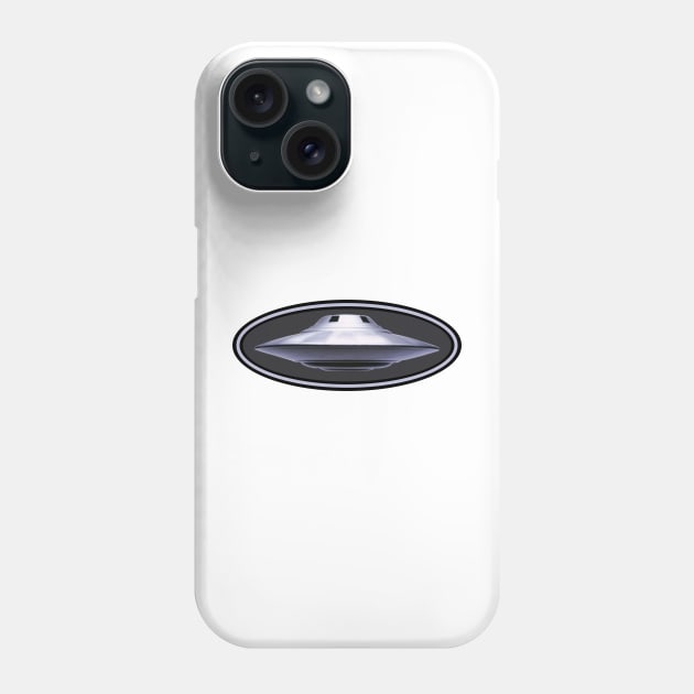 Bob Lazar Saucer Phone Case by The Local Sticker Shop