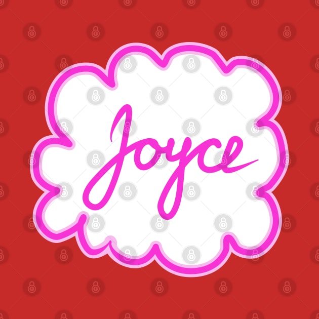 Joyce. Female name. by grafinya