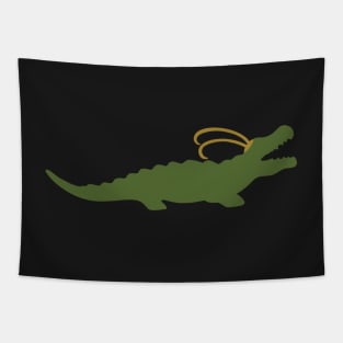 Alligator Loki the god of mischief Tapestry