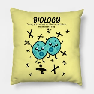 Biology's kawaii Mitosis Pillow