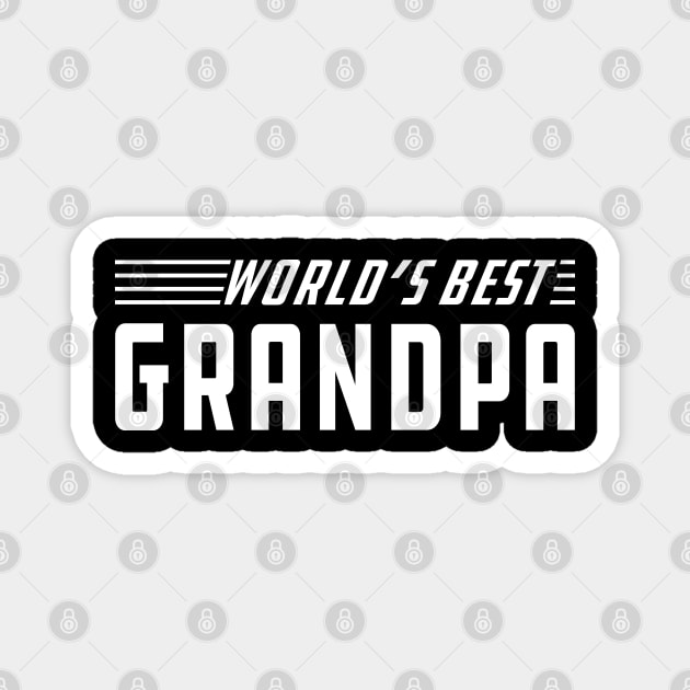 Grandpa - World's best grandpa Magnet by KC Happy Shop