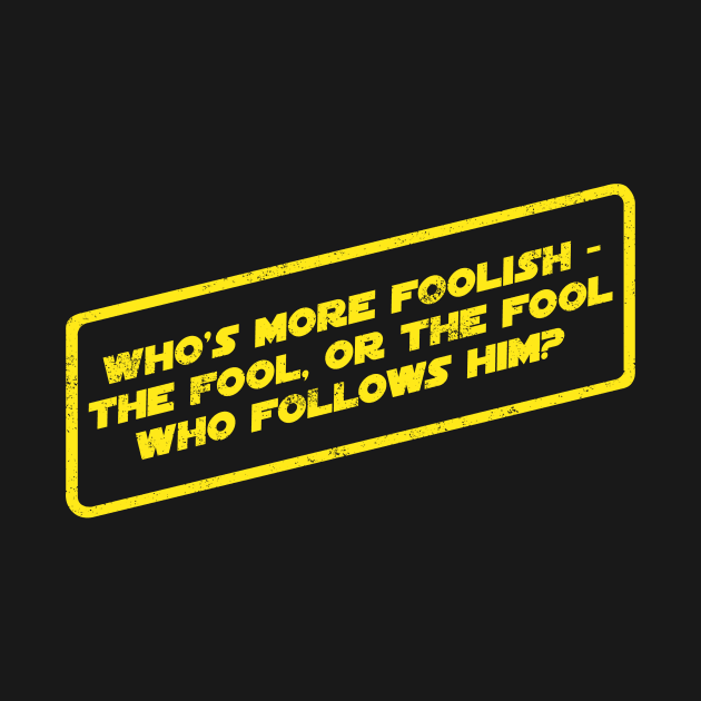 Who's More Foolish? by pavstudio