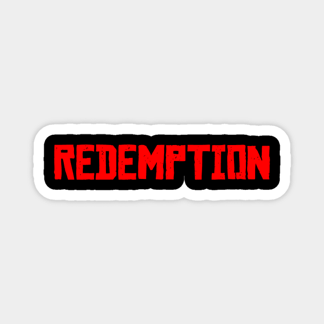 Red Dead Redemption 2 Redemption Magnet by foozler