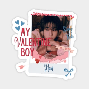 Han My Valentine Boy Stray Kids Magnet