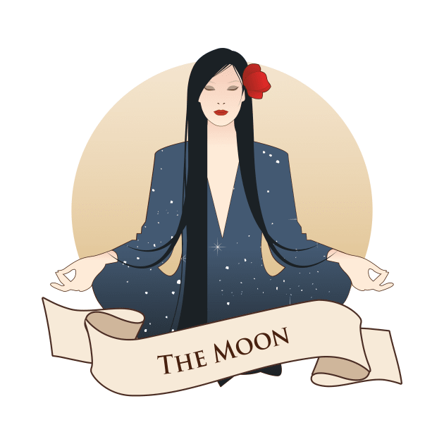 Tarot Arcana: The Moon by LaInspiratriz