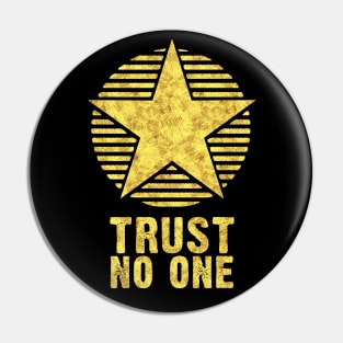 TRUST NO ONE but yourself Inspirational Self Motivation Quote Pin