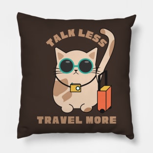 talkless travel more Pillow