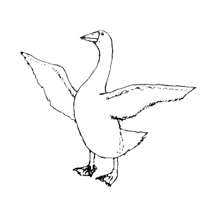 Goose Sketch T-Shirt