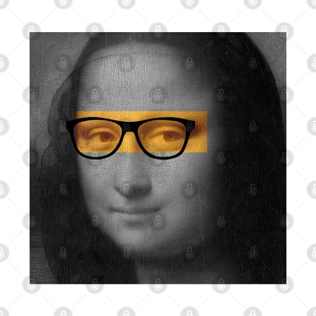 Mona Lisa with glasses by Marccelus