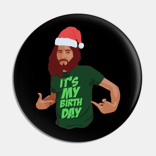 Funny Jesus Christmas Birthday Boy Xmas Pin by Marham19