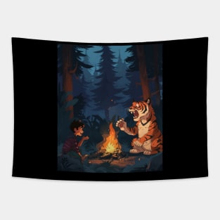 Calvin and Hobbes Mischief Tapestry