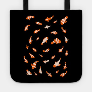 Minimalist Orange Saltwater Clownfish Pattern Tote