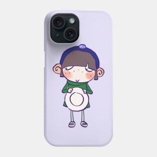 sarah and duck plate girl / children's cartoon Phone Case