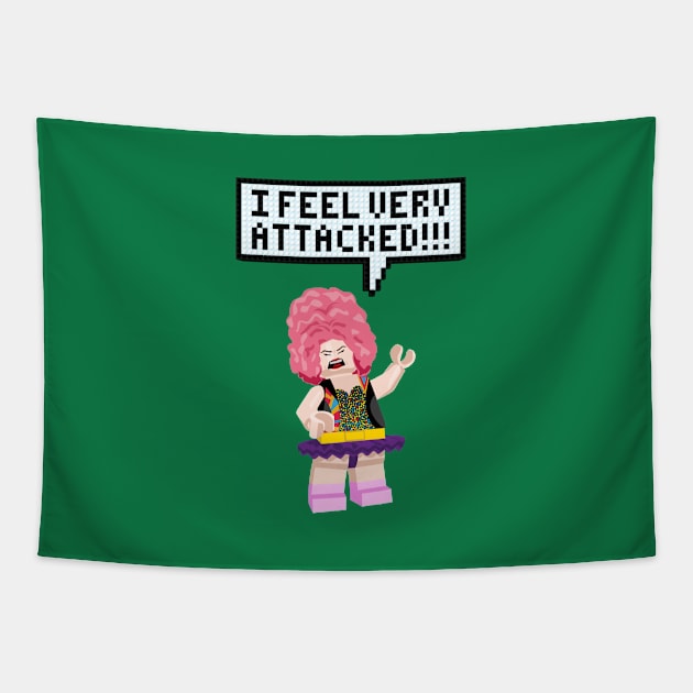 Laganja Lego from Drag Race Untucked Tapestry by dragover