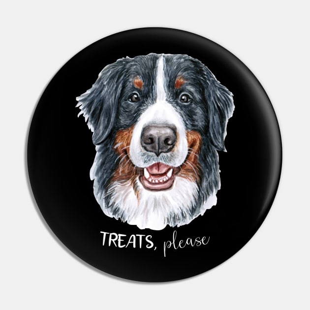 Bernese Mountain Dog Pin by Lucia