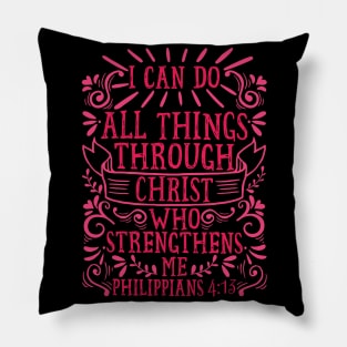 Philippians 4:13 Pillow