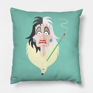 Cruella Deville Pillow