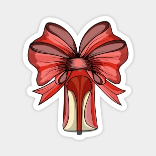 High Heel With Bow Magnet