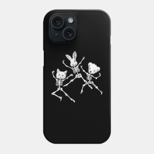 Dancing skeleton cuties Phone Case