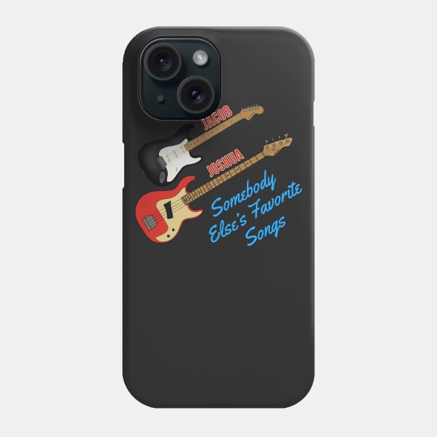 SEFS Headline Logo 2 (with names) Phone Case by Somebody Else's Favorite Songs