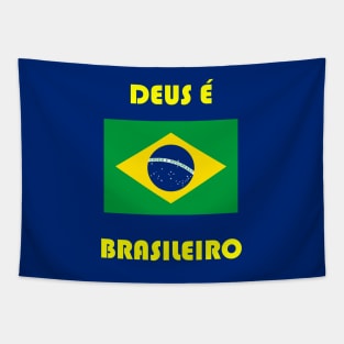 Deus É Brasileiro - God Is Brazilian Tapestry