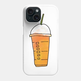 Iced Pumpkin Spice Latte Coffee Frappe Phone Case