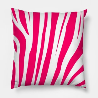 Pink zebra pattern Pillow
