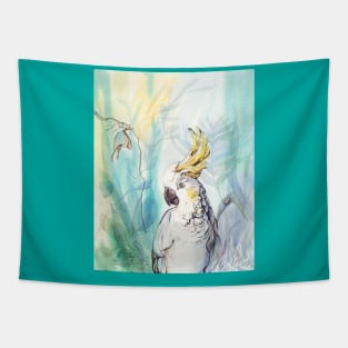 Parrot cockatoo Tapestry