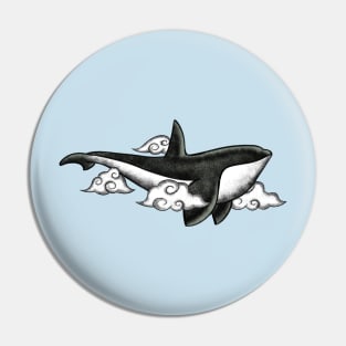 The Orca is my Spirit Animal Pin